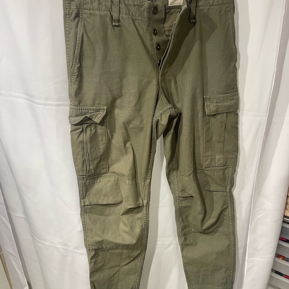 rag & bone Men's Green Cargo Pants